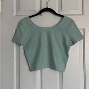 American Apparel Mint Crop Top